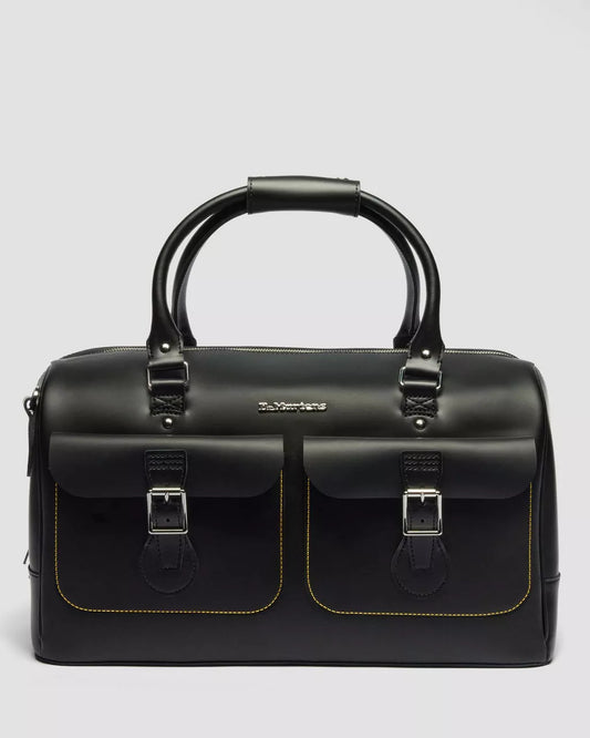 Bolso de Viaje Dr Martens Negro Daytripper Kiev Leather Bag