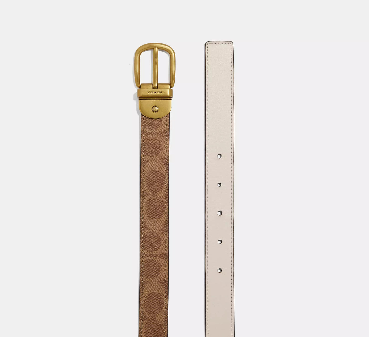 Cinturon Coach Mujer Harness Reversible Hebilla 25mm