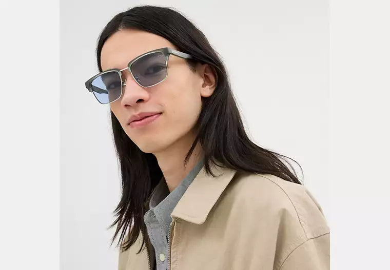 Lentes Coach Unisex Gafas de Sol Cuadradas