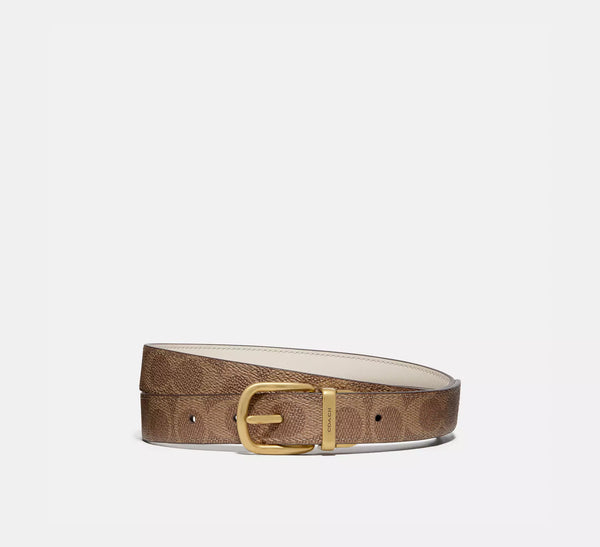 Cinturon Coach Mujer Harness Reversible Hebilla 25mm