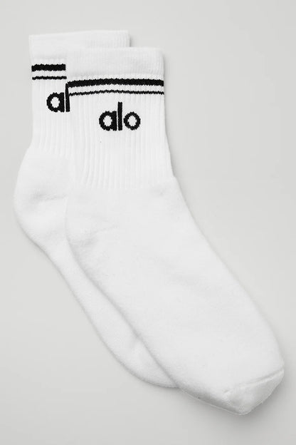 Calcetas Alo Yoga Unisex Half-Crew Throwback