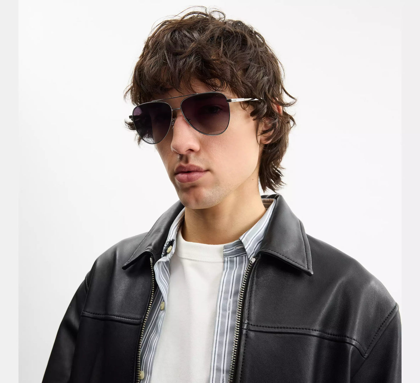Lentes Coach Hombre Gafas de Sol Metalicas C Hardware