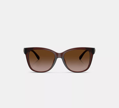 Lentes Coach Mujer Gafas de Sol Cuadradas Signature Heart Oversize