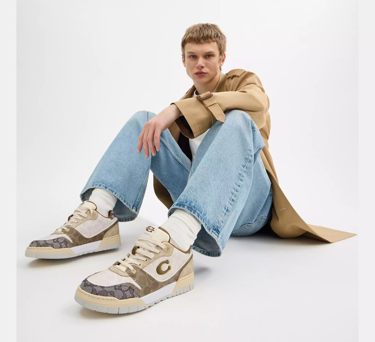Tenis Coach Hombre Soho Sneakers Casuales Elegantes