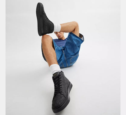Tenis Coach Hombre High Line High Top Sneakers Casuales Elegantes
