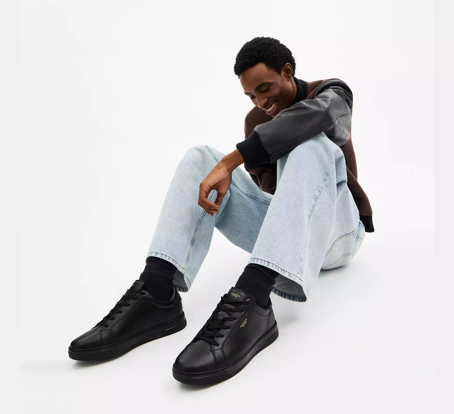 Tenis Coach Hombre High Line Sneakers Casuales Elegante