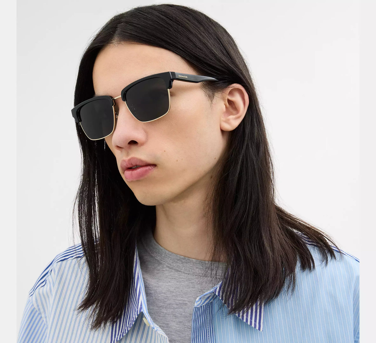 Lentes Coach Unisex Gafas de Sol Cuadradas