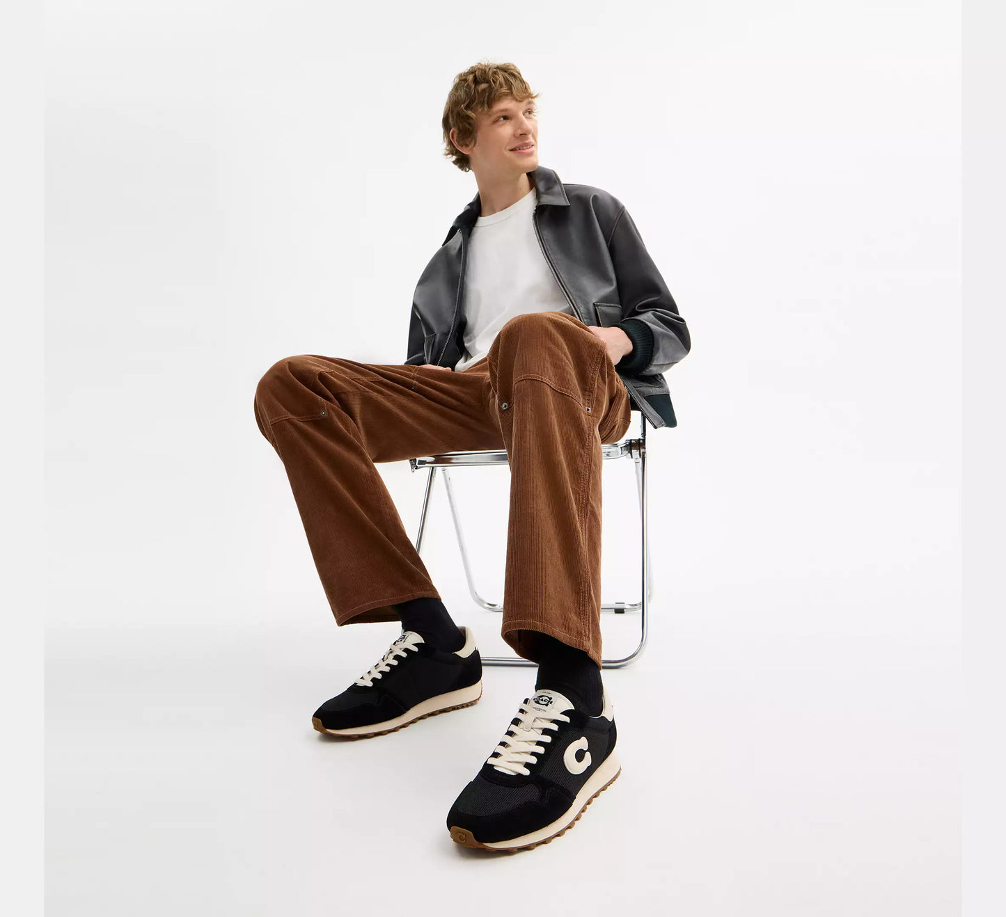 Tenis Coach Hombre Retro Runner Snerakers Casuales Elegantes