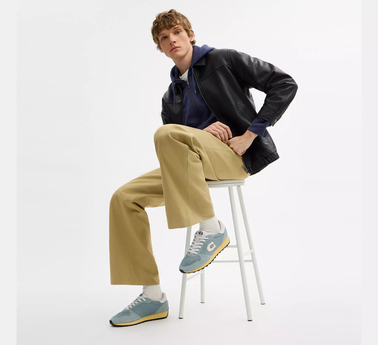 Tenis Coach Hombre Retro Runner Snerakers Casuales Elegantes
