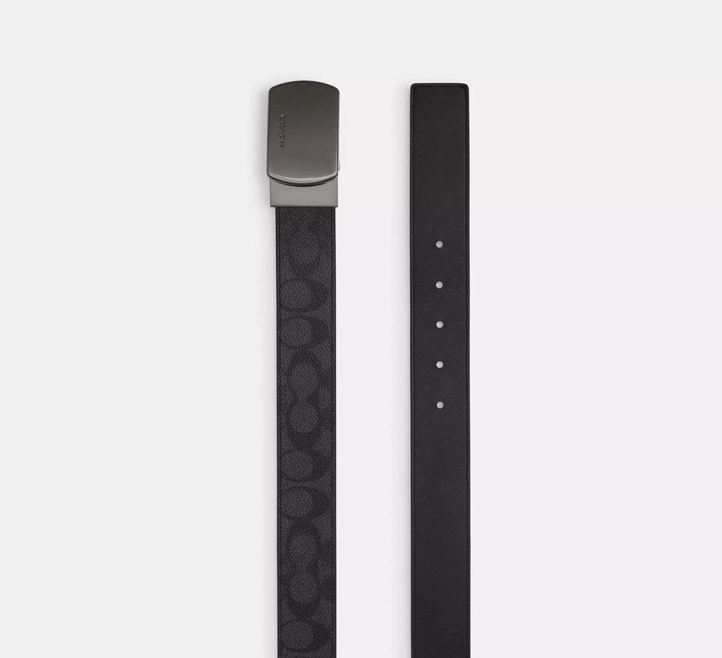 Cinto Coach Hombre Hebilla Reversible Ajustable 38mm Elegante