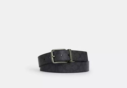 Cinturon Coach Hombre Reversible Ajustable 38mm
