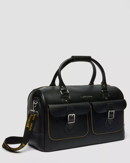 Bolso de Viaje Dr Martens Negro Daytripper Kiev Leather Bag