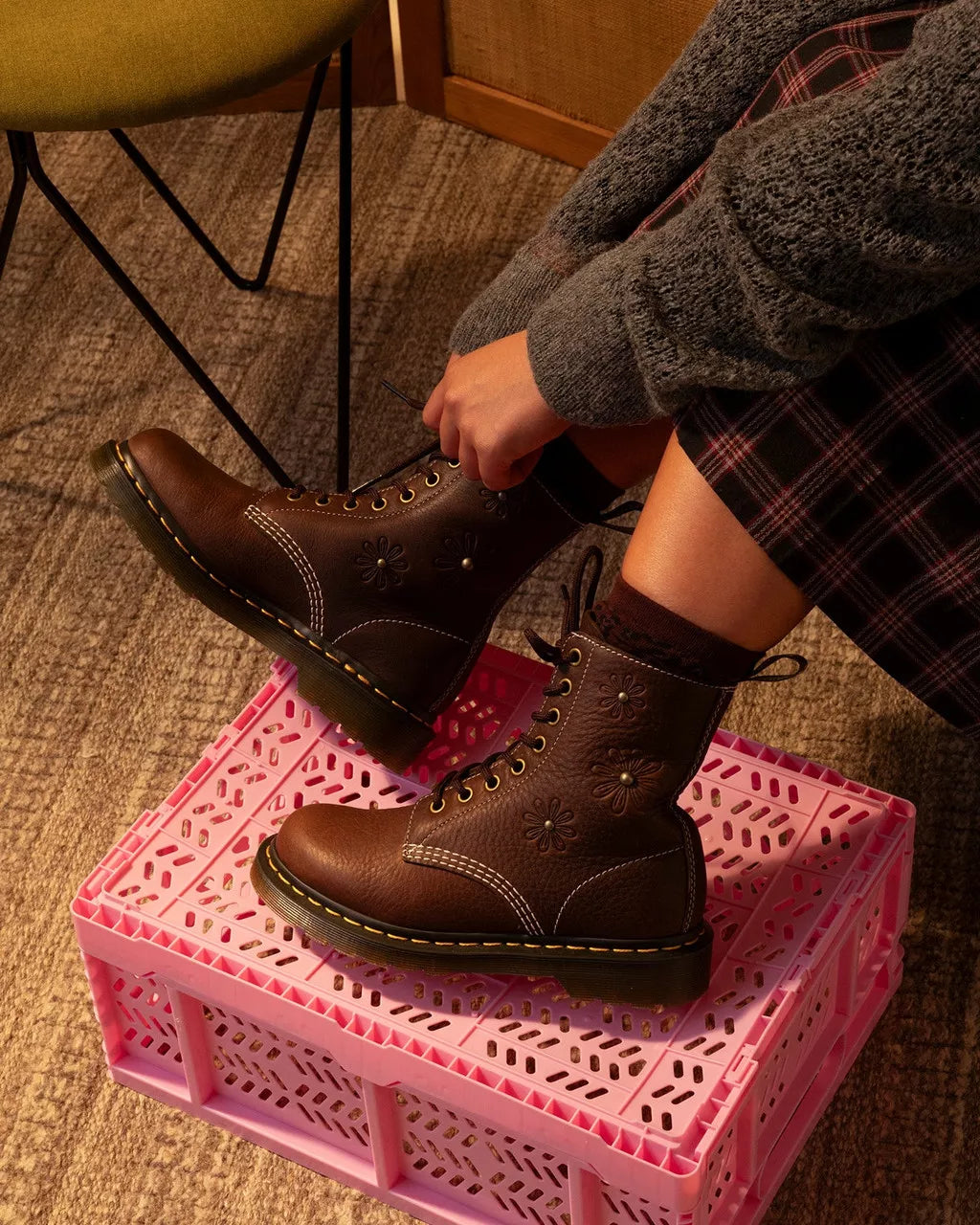 Botas Dr Martens Mujer 1460 Pascal Flower